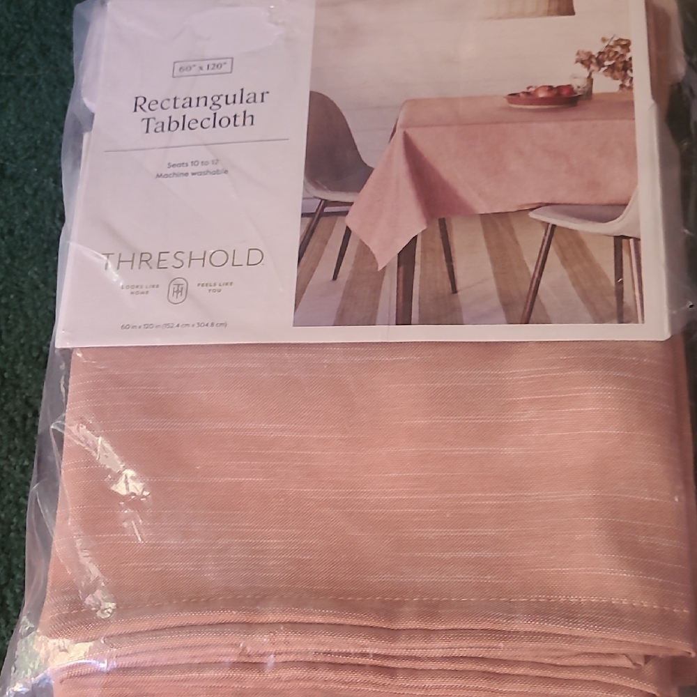 Target Threshold Blush Rectangular Tablecloth